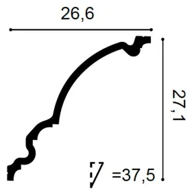 картинка Молдинг Moderare 200/23_14