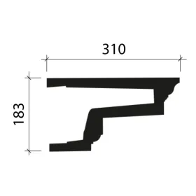 картинка Молдинг Moderare 200/23_23