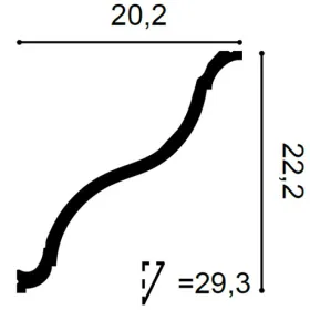 картинка Молдинг Moderare 200/23_13