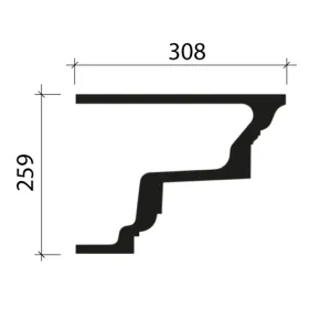 картинка Молдинг Moderare 200/23_21